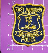East Windsor Connecticut Police-shoulder patch picture