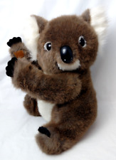 Big KOALA BEAR Stuffed Plush -Hook/Loop Pads on Hands for Holding & Hanging 10