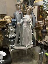 Vintage Lladro Daisa 1982 Bride Groom Wedding Matrimony Gloss Spain 1404 Mint  picture