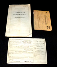 Rare Controlled Materials Plan Nov. 2, 1942 War Production Board Washington, D.C picture