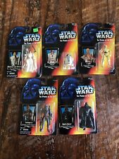 1995 Lucas Films/Kenner Star Wars Power Of The Force Action Figures Lot Of 5 picture