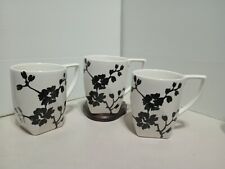 Coventry Fine China Mon Cheri Pattern Coffee/Tea Mug Set of 3 Square Bottom picture