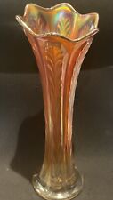 glass vase vintage Marigold Carnival Glass picture