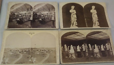 (4) 1876 Centennial Stereoview Photo Italian Section picture