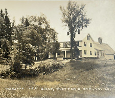 1909 Wayside Tea Shop Thetford Center Vermont Picture Postcard Idyllic Scene picture