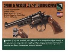 Smith & Wesson .38/44 Outdoorsman Revolver Atlas Classic Firearms Card picture