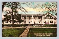 Lewisburg WV-West Virginia, General Lewis Hotel, Advertising Vintage Postcard picture