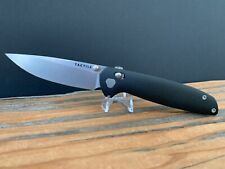 Tactile Knife Maverick Folder Crossbar Lock, Magnacut Blade, Black Micarta, LNIB picture