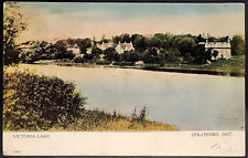 Postcard Stratford Ontario Victoria Lake 1906 picture