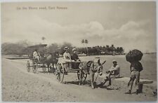 Vintage Postcard Nassau Bahamas On The Shore Road RPPC AA34 picture