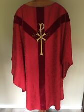 Red gothic vestment picture