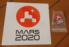 Mars 2020 Rover Mission Atlas V-541 Sticker & Pin picture