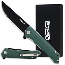 Oerla OLHG-D51 medium Pocket Folding Knife D2 High Carbon Steel Flipper Knives picture