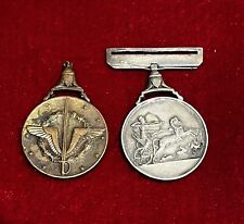 EGYPT 1959 Military Medal of Courage Silver &1953 MILITARY ORDER OF THE MERIT picture