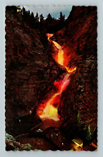 Colorado Springs CO-Colorado, Seven Falls, Scenic View, Vintage Postcard picture