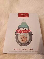 Hallmark 2023 Baby's 1st FIRST Christmas Keepsake Ornament Photo Holder picture