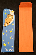 Vintage 1978 Garfield Gift Tag Bookmark With Envelope - New picture