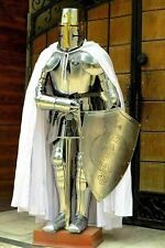 Medieval Costume Wearable Suit Of Armor Crusader Combat Knight Full Body Armour picture