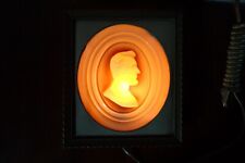 ANTIQUE LIGHTED CELLULOID ABE LINCOLN SILHOUETTE picture