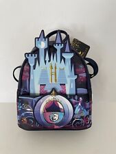 NWT Loungefly Disney Princess CINDERELLA CASTLE SERIES Mini Backpack picture