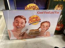 Vintage Johnny Rockets Beach Cheeseburgers Restaurant Sign Ice Cream 56