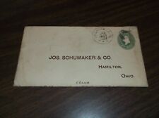 AUGUST 1898 NEW YORK CENTRAL NYC CHICAGO & CAIRO RPO HANDLED ENVELOPE picture