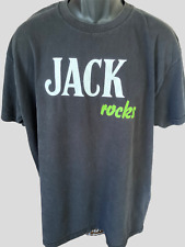Jack Rocks Men's XL T-Shirt Jack Daniel's Old No. 7 Black picture