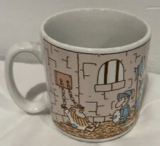 Knight Mug Medieval Humor Cup 1984 Vintage Funny Roundtable Dungeon picture