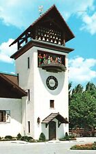 Postcard MI Frankenmuth Bavarian Inn Glockenspiel Tower Chrome Vintage PC f7394 picture