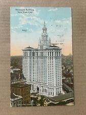Postcard New York City NY NYC Municipal Building Vintage 1923 PC picture