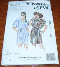 Vintage Kwik Sew Pattern #1461 Womens Misses Robe for Knits Woven Szs XS-L Uncut picture