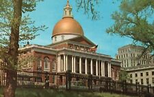 Postcard MA Boston Massachusetts State House Chrome Vintage PC e3005 picture