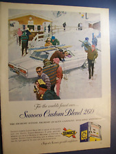 1965 Ford Thunderbird T-Bird mid-size mag Sunoco car gas ad- ski slope picture