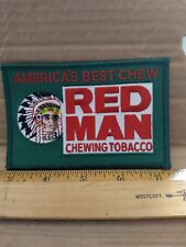 Large Red Man Chewing Tobacco Patch -  picture
