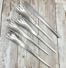 Vintage Eastern Airlines International Stainless Flatware MCM 5 Pieces picture