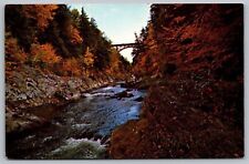 Quechee Gorge Vermont Scenic New England Landscape Chrome UNP Postcard picture