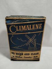 Vintage Climalene Cleaner Kitchen Laundry Bath Advertising Cardboard Box Full picture