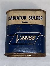 VARCON RADIATOR SOLDER CAN GAMBLES TIN original MID 1950’s SERVICE STATION OIL picture