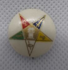 Vintage 1930's Grand Chapter Order of the Eastern Star Miniature Pinback picture