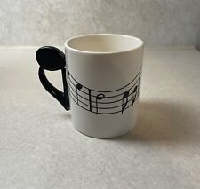 Vintage 1979 - Music Notes Coffee  Mug By Shafford - Get Your Music Groove On picture