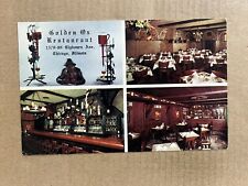 Postcard Chicago IL Illinois Golden Ox Restaurant Bar Vintage PC picture