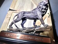 LION OF JUDAH On Pride Rock Bronze Electroplated Figurine”best Trophy Award 2013 picture