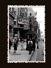 40's King's Theatre Cinema Traffic Light Street Hong Kong Photograph 香港旧照片 #2494 picture