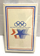 1984 Vintage Stars In Motion Los Angeles Olympics Playing Cards NISP picture