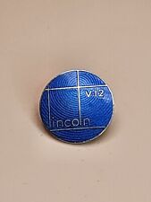 1935-39 LINCOLN V-12 logo  Hat Pin, Lapel Pin, Tie Tac Etc With Original Back picture