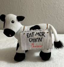 Chic-fil-A “Eat Mor Chikin” Cow With Signboard Plush 6 Inches Stuffed 2017 picture