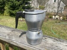 Vintage Luxa Express Made in Italy Aluminum Stovetop Coffee Maker picture