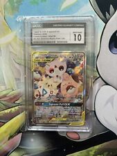 2019 Pokemon Sun & Moon Cosmic Eclipse Togepi Cleffa Igglybuff GX  143A CGC 10 picture