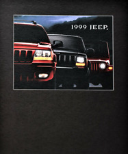 1999 JEEP FULL LINE SALES BROCHURE CATALOG ~ 32 PAGES ~ WRANGLER ~ CHEROKEE picture
