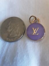 100% Louis Vuitton Zipper Pull Purple Size: 20 mm or 0,8 inch Double Sided  picture